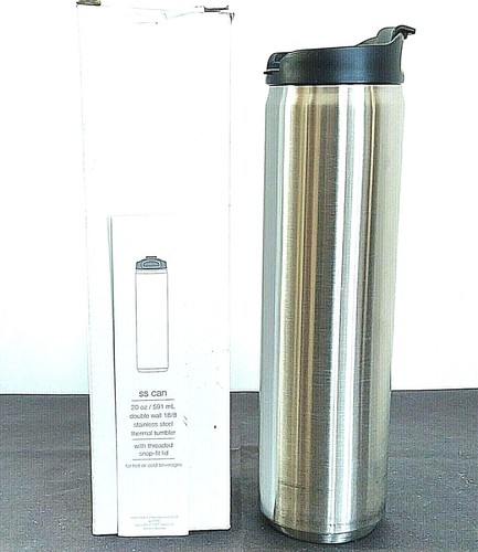 Stainless steel vacuum flask - steel,